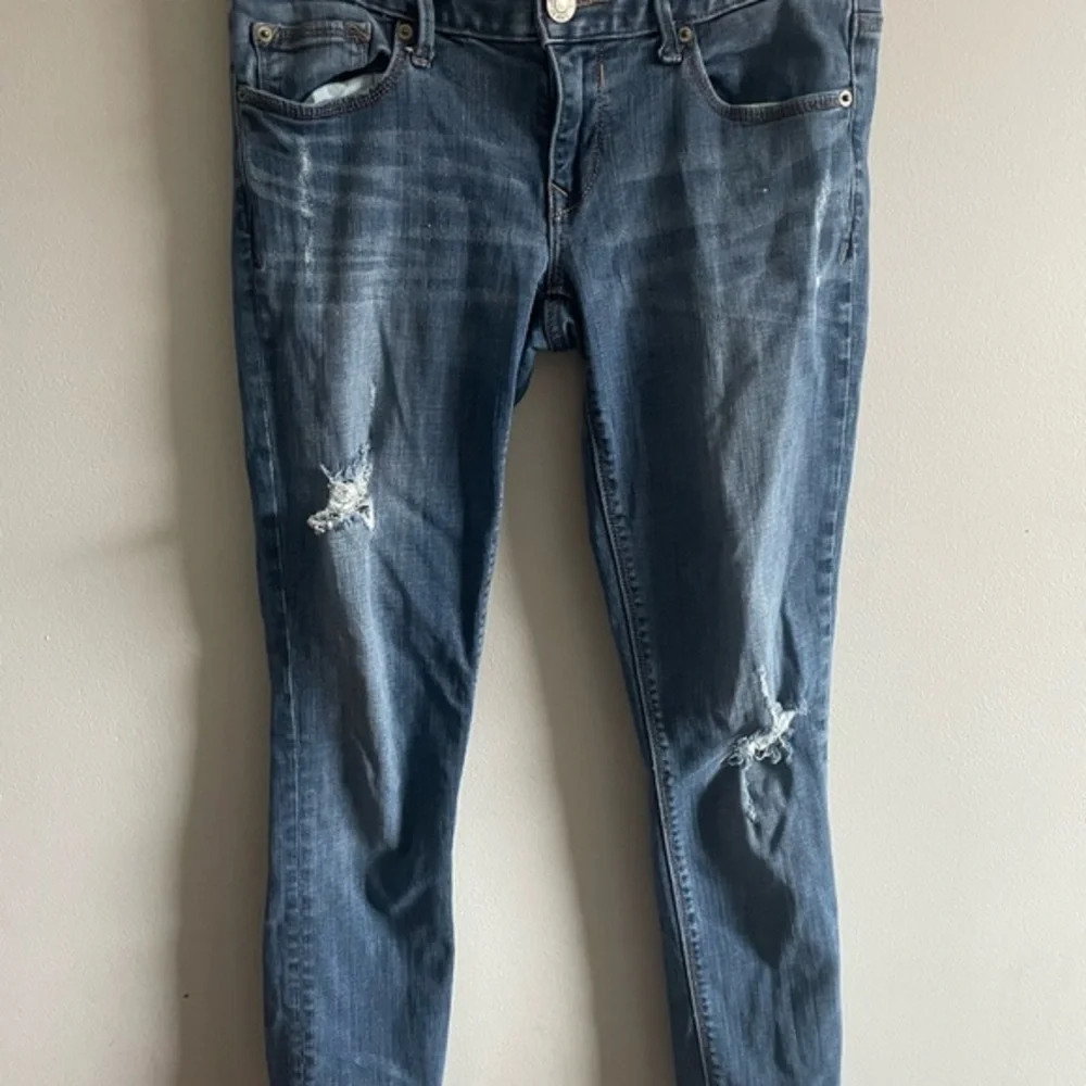 Distressed Blue Women's Jeans